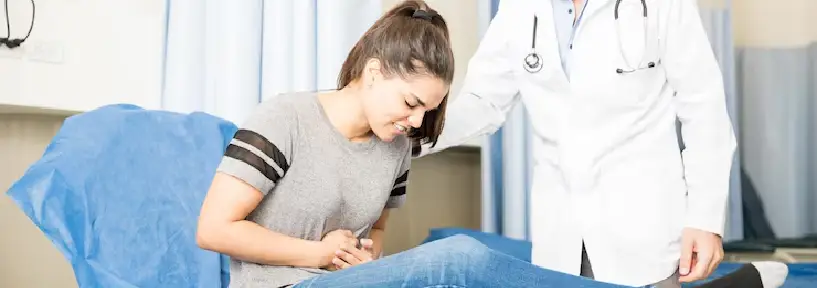 a peptic ulcer
