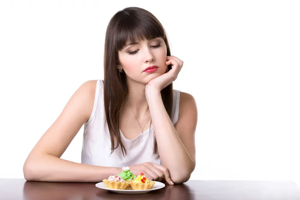 Women having Anxiety around meals