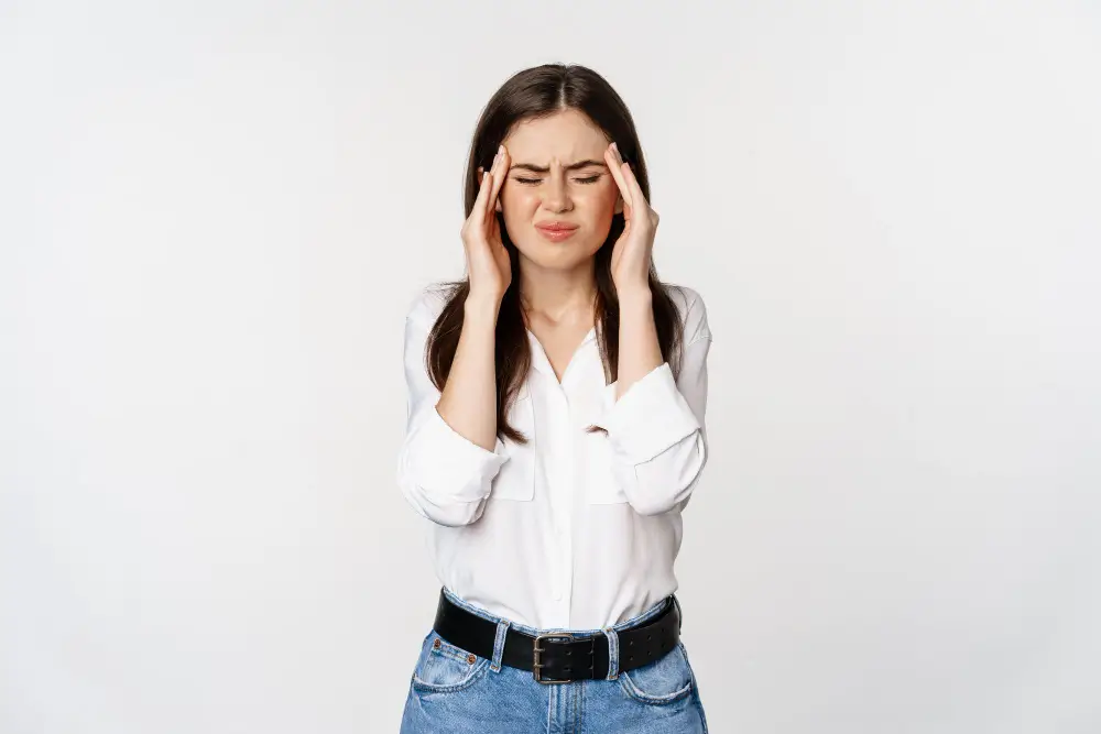 Women having Headache